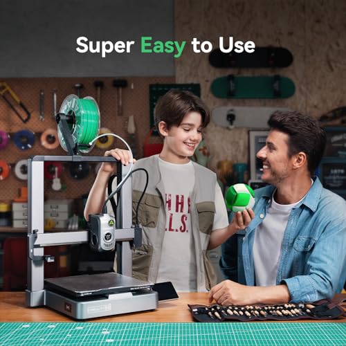 Image of Creality Hi(A) 3D Printer, Multi Color 3D Printer (Needs CFS), 500mm /s High Speed Auto-Leveling Automatic Filament Reading Clog-Free Extruder, Build Volume 260x260x300 mm