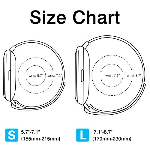 Faliogo metalen band compatibel met Fitbit Versa band/Fitbit Versa 2 band, roestvrijstalen vervangende polsband… - Image 7