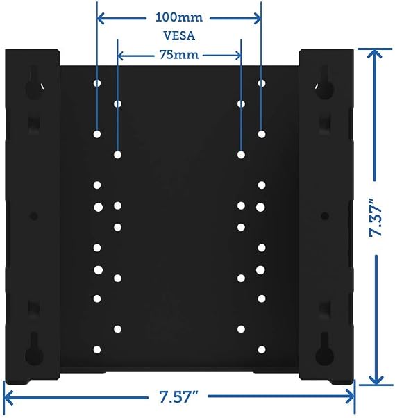 RackSolutions Wall Mount Bracket for Lenovo ThinkCentre M900 Tiny Desktop With Fixed VESA Mount