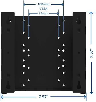 RackSolutions Wall Mount Bracket for Lenovo ThinkCentre M900 Tiny Desktop With Fixed VESA Mount