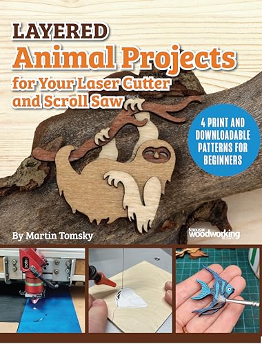 Layered Animal Projects for Your Laser Cutter and Scroll Saw: