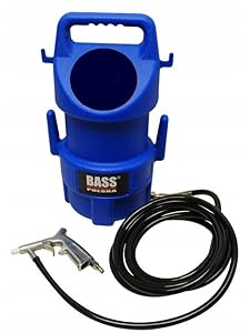 Bass Polska Mobiles Sandstrahlgerät mit 10L Tank, 4, 6m Schlauch, 5mm Düse, 80-120 PSI, Tragbare Druckluft-Sandstrahlpistole für Entrostung und Reinigung