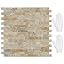 Stone Beige with Metal Gold