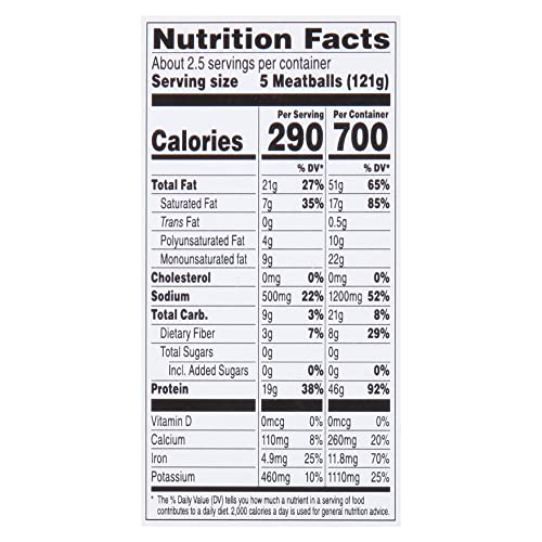 Beyond Meat Beyond Meatballs Italian Style Plant-Based Meatballs 12 Ct, 10 Oz (Frozen) #TOP2