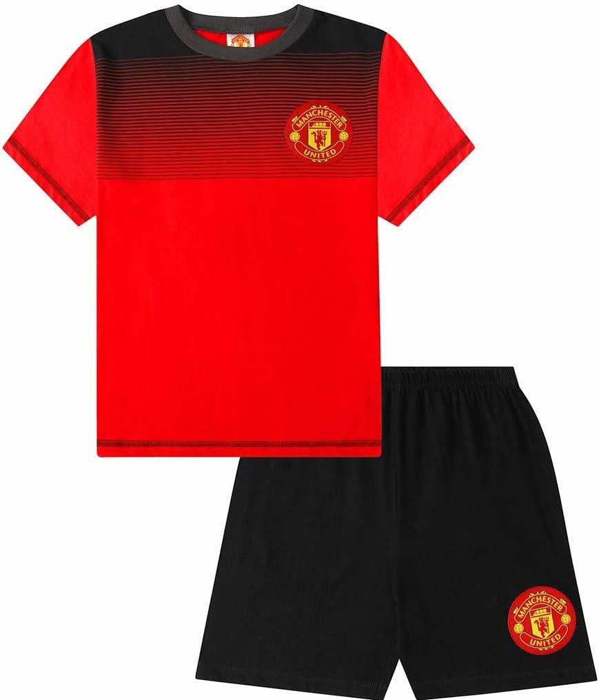 Manchester UnitedManchester United Football Club Mens Short Pyjama Set