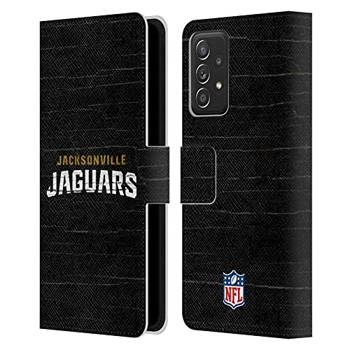 Étui cuir NFL Jaguars Galaxy A53 5G idéal pour les jours de match