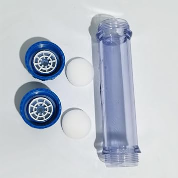 Water Filter Housing, Plastic Empty Filter Housing with Spiral Seal