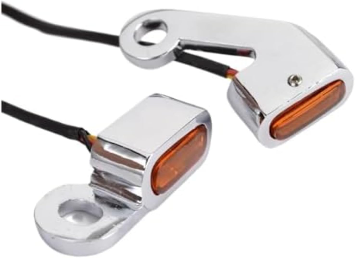 Mini uniwersalne wskaźniki Dla Harley Dla davidson Kierunkowskazy motocyklowe Touring 2 szt. Mini kierunkowskazy LED do motocykli, światła do jazdy dziennej, kierunkowskazy na kierownicę, lampy