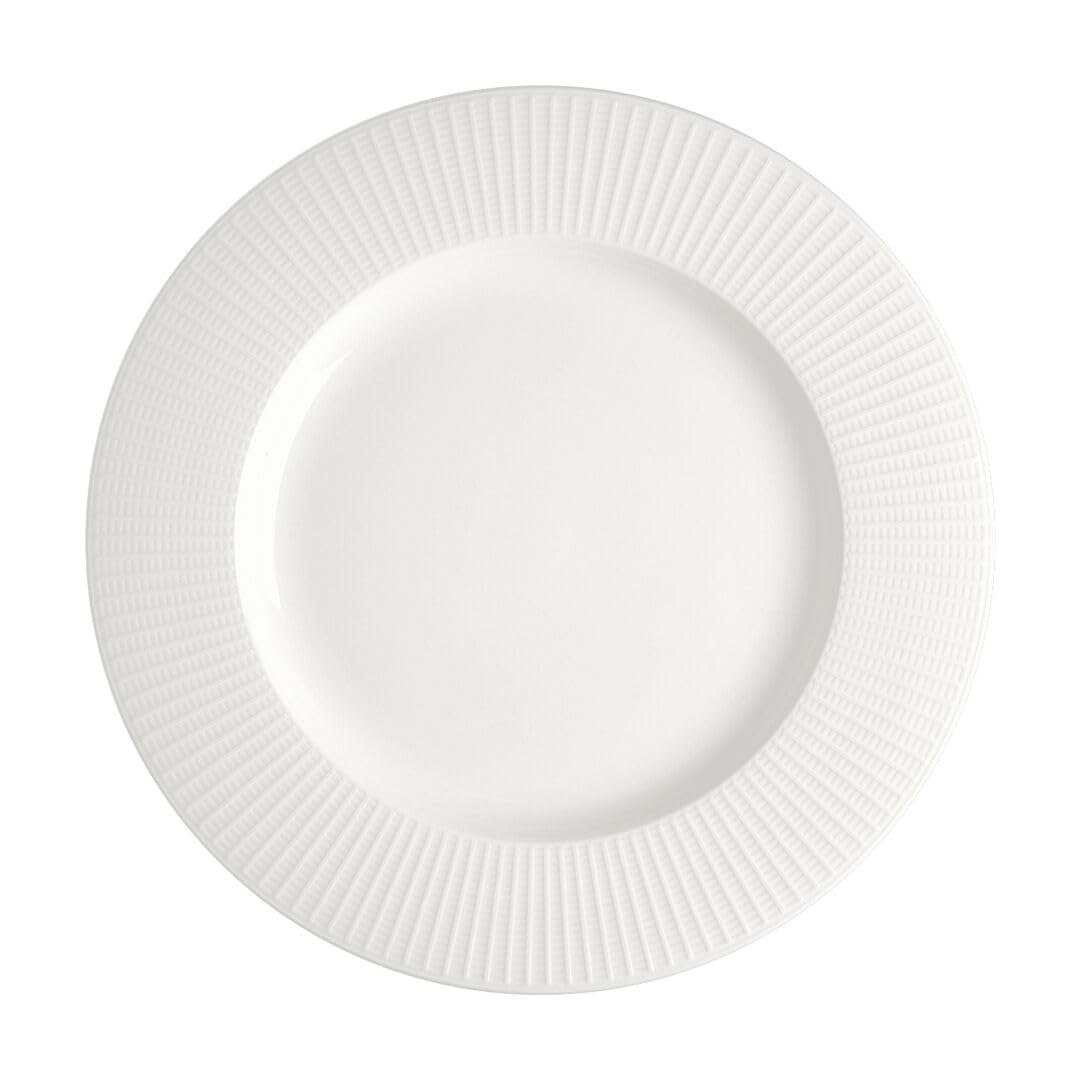 Steelite Willow Large Well Gourmet Plate 11.25inch - 28.5cm, Case of 6