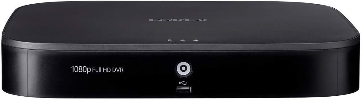 Lorex D241A81B-W 1080p HD Analog Security DVR with Advanced Motion Detection Technology and Smart Home Voice Control (M.) (Renewed)