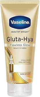 Vaseline Gluta-Hya Flawless Glow, 200ml, Serum-In-Lotion, Boosted With GlutaGlow, for Visibly Brighter Skin from 1st Use