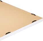 Amazon Basics Rectangular Wall Mirror 16" x 20" - Standard Trim, White