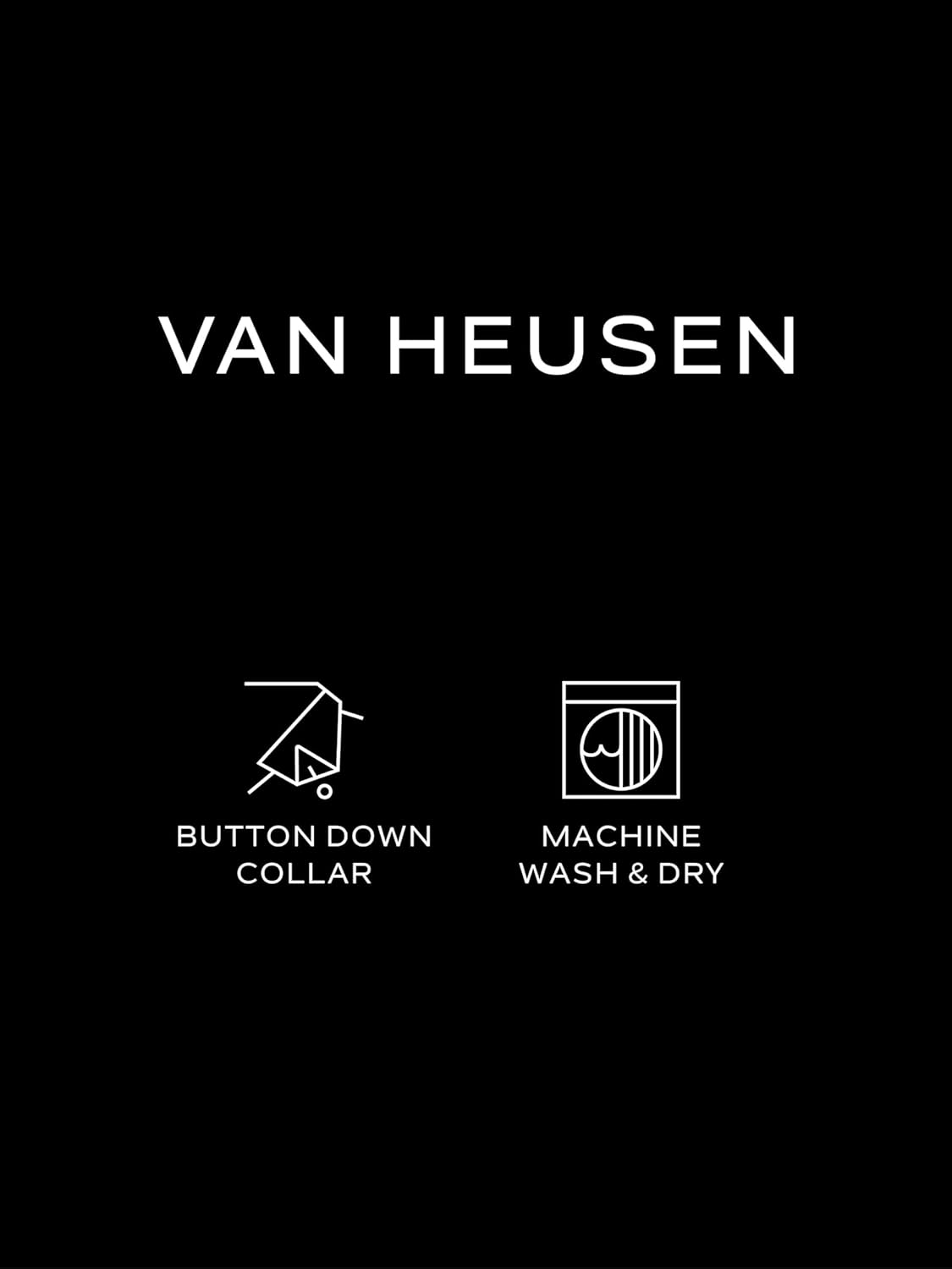 Van Heusen Men's Regular Fit Oxford Solid Buttondown Collar Dress Shirt - Image 5