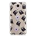 Produktbild Funluna Huawei Y5 2017 / Y6 2017 Hülle, Kristallklar Katzen Muster Stoßdämpfend TPU Silikon Schutz Handy Hülle Tasche Silikon Crystal Case Durchsichtig Schutzhülle Bumper Case