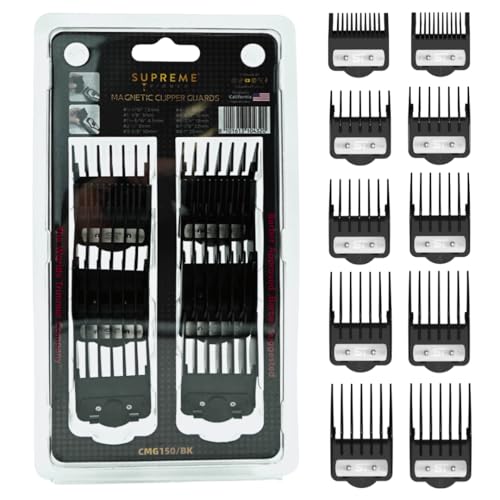 Peignes de guidage magnétiques Supreme Trimmer CMG150 pour des dégradés parfaits et précis