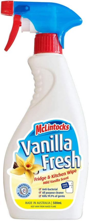 Mclintocks Vanilla Fresh Fridge and Kitchen Wipe Spray 500 ml : Amazon ...