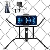TELESIN° Fence Mount with Flexible Clamp Arm for Phones GoPro 13 DJI Action 5 pro, Mevo Start Backstop Camera, Softball, Tennis, Baseball, Football, Net/Chain Link Games Live Streaming Accessories