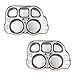 Innobaby Din Din Smart Stainless Divided Platter, Stainless Steel Divided Plate for Babies, Toddlers and Kids (2-Pack). BPA Free