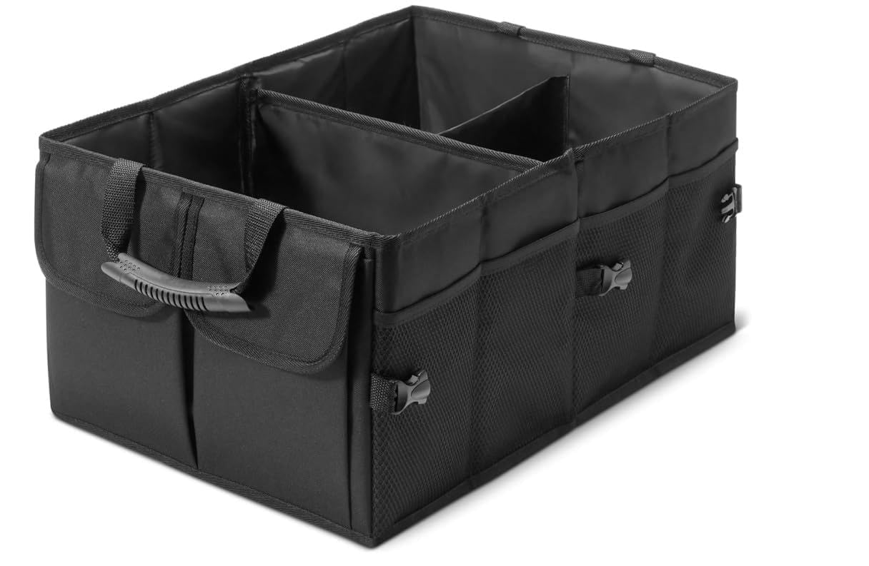 DLLRYLODY Car Boot Oganiser Large Capacity Auto Trunk Organize for Mitsubishi Colt 5-Türer (2023-2024), Collapsible Multi Compartment Organiser