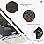 Tangkula 3 Pieces Patio Dining Set, Space-Saving PE Rattan Bistro Set with Tempered Glass Top Table and Cushioned Chairs, Outdoor Conversation Set for Garden Backyard Poolside Porch (Gray)