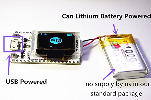 Heltec Automation Big Sale! ESP32 Development Board/WiFi with 0.96inch OLED Display WiFi Kit32 Arduino Compatible CP2012 for arduino nodemcu - Thumbnail 5