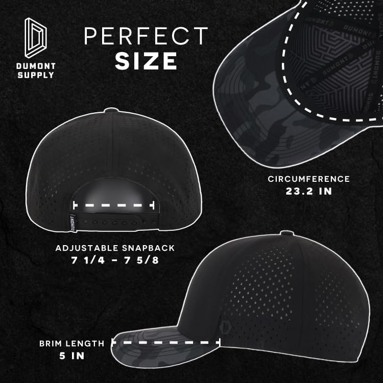 American Flag Hat, Curved Bill, Performance Snapback Hat, Water-Resistant Baseball Cap, Men & Women - Image 3