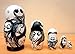 Russian Nesting Doll The Nightmare Before Christmas Jack Skellington. Set of 5 Piece. Hand-Painted in Russia.