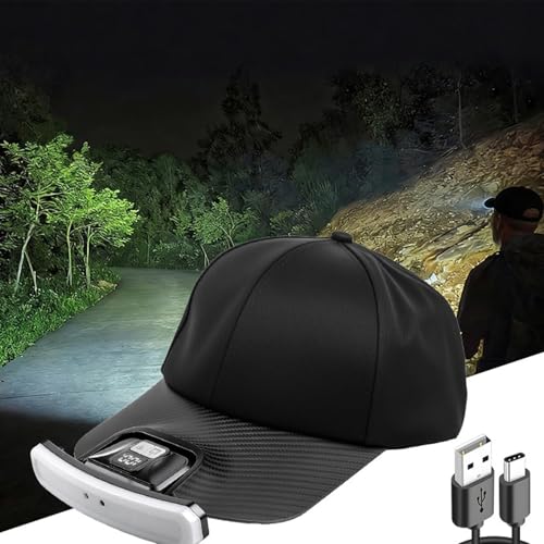 Casquette frontale réglable 180° capteur intelligent pour cyclisme et travail nocturne - 3