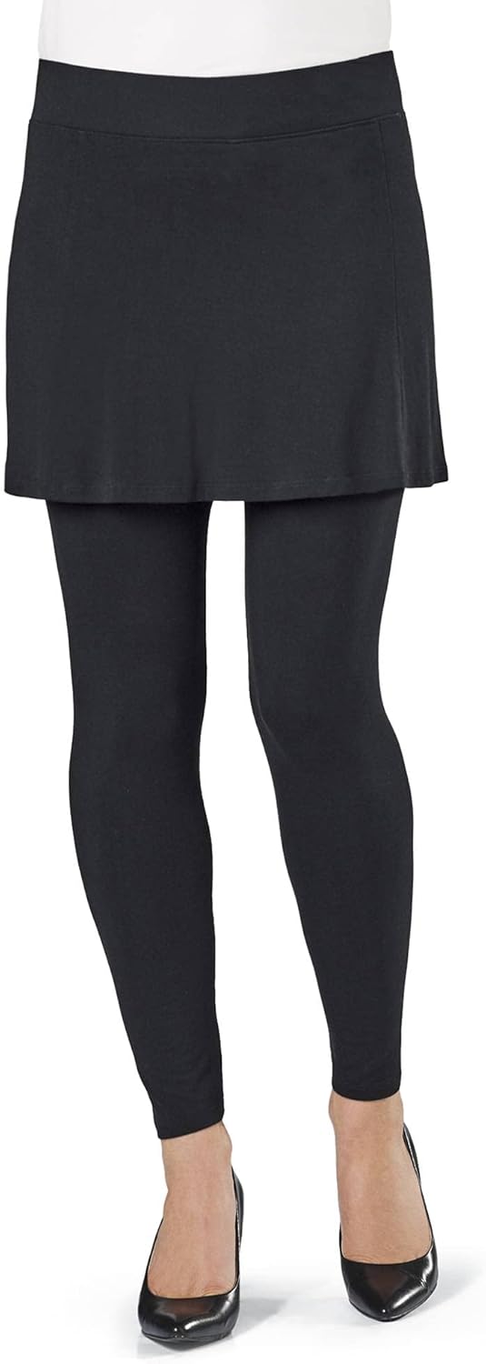 SAGEFINDS Women’s Skirted Leggings with Pocket | Skort for Tennis, Pickleball, Yoga, Golf | Soft and Comfortable Fit