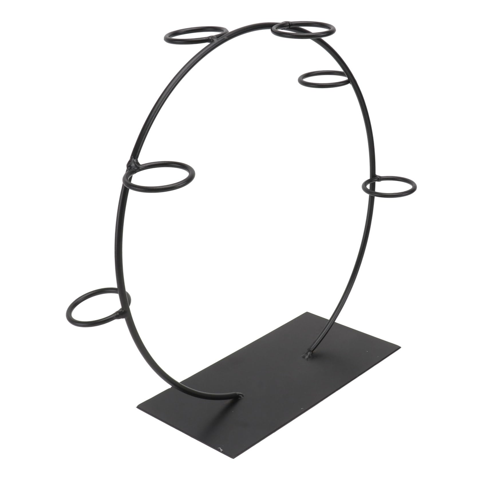 CIYODO 1pc Cone Stand Ice Cream Display Stand Cake Display Stand Cupcake Ornaments Candy Popcorn Cake Decorating Pastry Tray Baking Rack Dessert Storage Shelf Snack Tray Metal Black