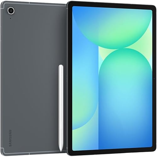 Samsung Galaxy Tab S10 FE+ Plus w/S-Pen | 128GB, 8GB RAM, Wi-Fi Only | 13.1" LCD, WiFi 6E Android 15 Tablet, 4K Camera | International Model X620 | 25W Fast Charger Bundle (Gray)