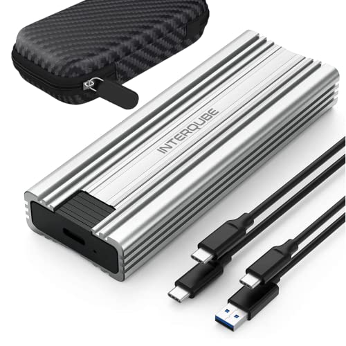 INTERQUBE Dual M.2 NVMe and SATA SSD Enclosure #TOP25