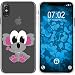 Produktbild PhoneNatic Case kompatibel mit Apple iPhone XS Max Silikon-Hülle Cutiemals M6