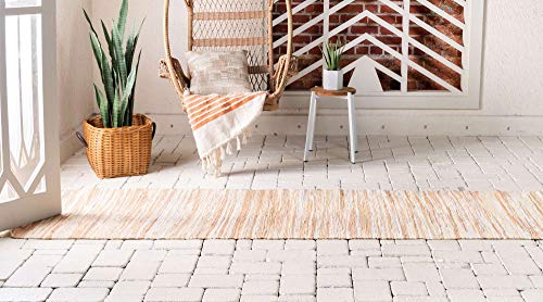 Tapete decorativo Unique Loom algodón 185x65 cm beige miniatura 4