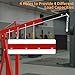 YINTATECH Folding Engine Crane, 2 Ton 4000lb Engine Hoist, Heavy Duty Folding Shop Crane, Cherry Picker Engine Hoist with Telescopic Boom