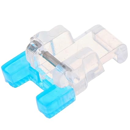 Snap On Button Sew On Presser Foot for All Low Shank Snap-On Singer*, Brother, Babylock,New Home, Janome, Kenmore, Euro-Pro, White, Juki, Simplicity, Elna Sewing Machines