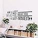 My Vinyl Story It is What it is Inspirational Wall Decal Motivational Office Decor Quote Inspired Motivated Positive Focused Wall Art Vinyl Wall Decal School Classroom Words and Saying 42x14 in