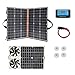 Przenośny zestaw paneli słonecznych 200W, podwójny wentylator 40W Solarny wentylator wyciągowy Wentylator zasilany z panelu słonecznego do domu, szklarni, domu dla psów, kurnika, kempingu, kampera, ło