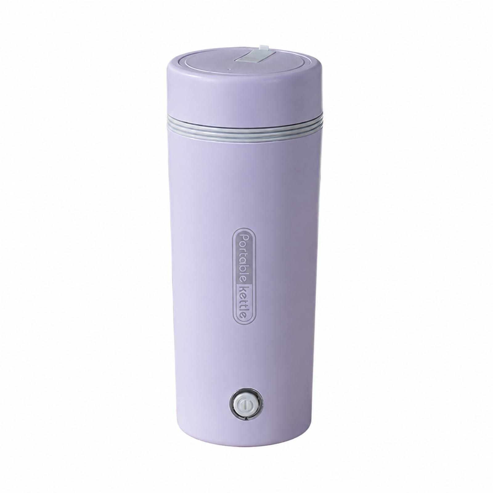 Gralara Tasse Chauffante Électrique en Acier Inoxydable 304 Portable Chauffant Électrique Cvercle à pr Déplacement, Bureau, Hôtel, Prise EU 220V