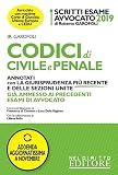  Scritti Esame Avvocato. Codici di Diritto Civile e Penale Annotati con la Giurisprudenza piu\' Recente Neldiritto Editore.Esame Avvocato