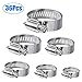 Produktbild Winwoner Schlauchschellen, 36 Stück Schlauch Clips 10-38 mm aus Edelstahl in W4 Qualität,Schlauchklemmen für Pool, Sandfilteranlage, Teich, Garten etc