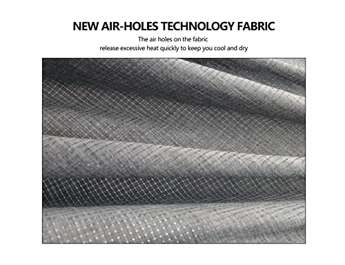 Little Donkey Andy Men's UPF 50+ UV Protection Shirt, Breathable Long Sleeve Fishing Hiking Shirt, Air-Holes Tech3