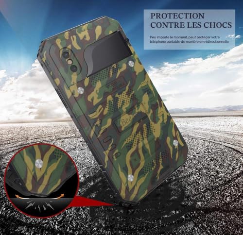 Coque étanche iPhone X Beeasy renforcée en métal anti-choc durable