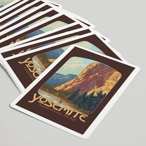 Lantern Press Yosemite National Park, 52 naipes póker miniatura 5