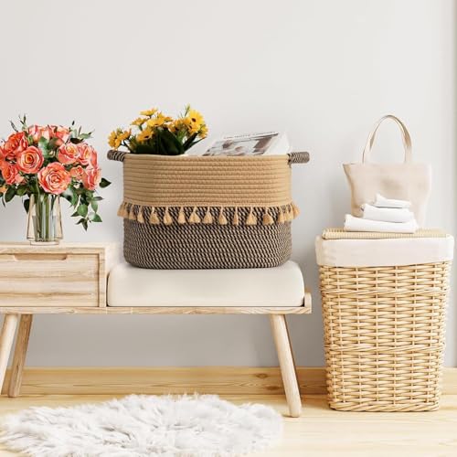 Panier de rangement de qualité supérieure avec finitions soignées pour étagère - 5