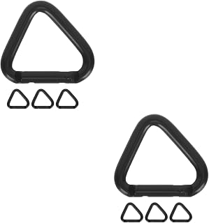 Toddmomy Mosquetones Triangulares De Aluminio De Alta Resistencia De Clips para Senderismo Y Accesorios para Mochilas Y Llaveros