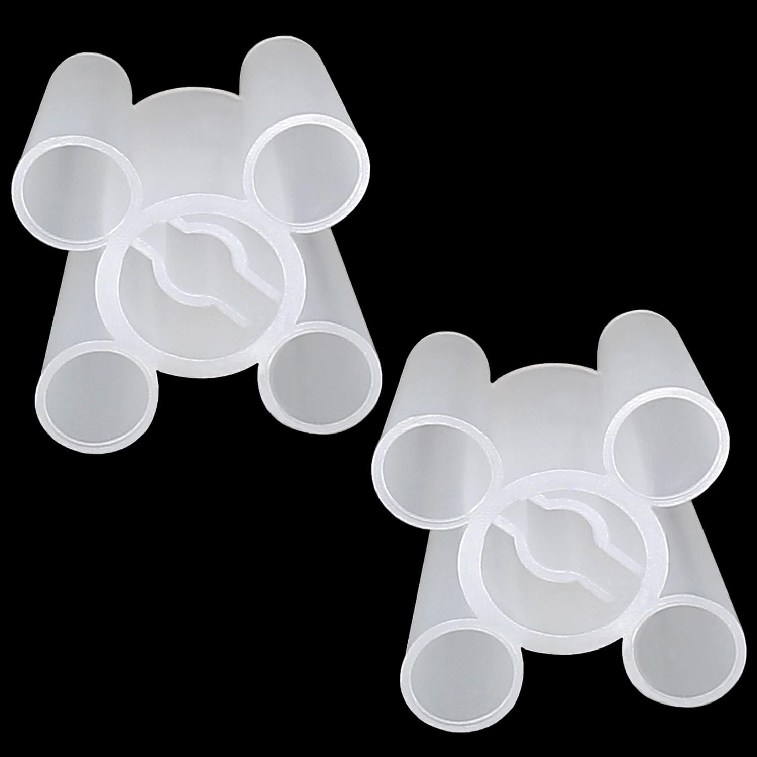 Fbshicung 2 Pcs Clear Spool Holder #546893 Thread Adapters for Elna, Pfaff, Singer, Viking, White Sewing Machine (4pcs Spool Holder)