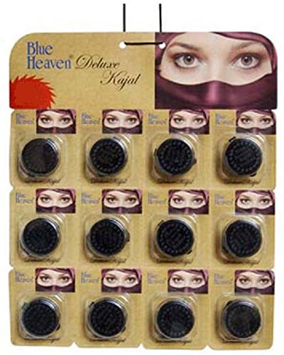 Blue Heaven Deluxe Gel Kajal (2 G, Black) (Set Of 12 Pc), Natural Finish-image-38