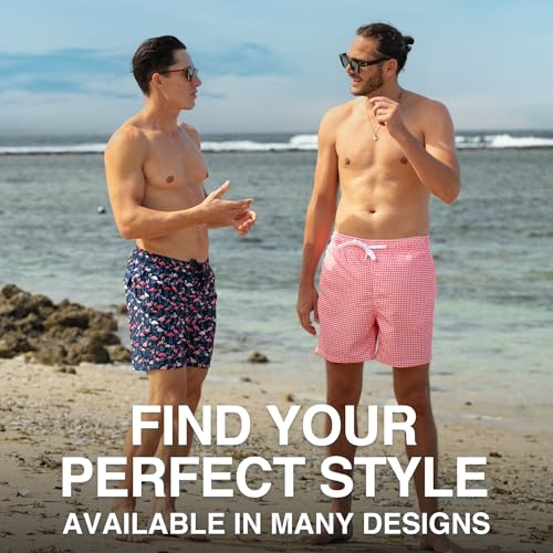 Image of Kanu Surf Men's Big Viper Extended Size Stripe Swim Trunk