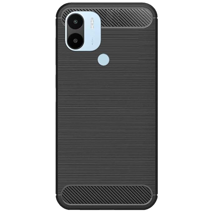 Image of Basic Case for Mi Redmi A1 Plus, Poco C50, C51, Redmi A2 Plus (Carbon Fibre Black)